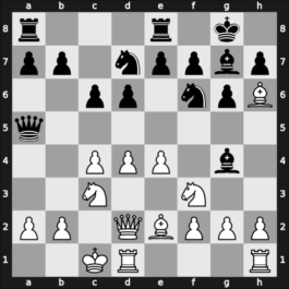 1951 URS Ch sf – Round 3 – Konstantinopolsky, Alexander – 1-0 – Kopaev, Nikolay A – G10