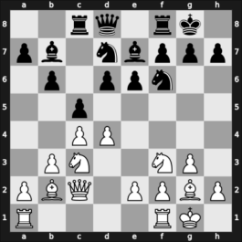 1951 URS Ch sf – Round 12 – Gusev, Nikolay N – 1-0 – Byvshev, Vasily – G28