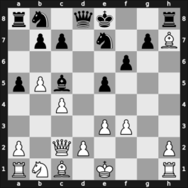 1951 URS Ch sf – Round 16 – Beilin, Mikhail – 1-0 – Byvshev, Vasily – G34