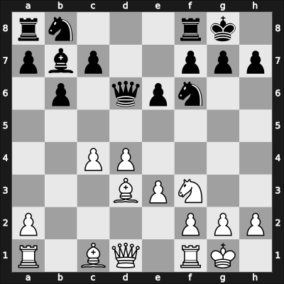 1951 URS Ch sf – Round 11 – Geller, Efim P – 1-0 – Shaposhnikov, Yury – G13