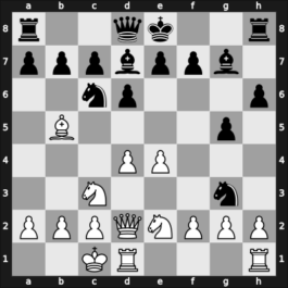 1951 URS Ch sf Leningrad RUS – Round 1 – Smyslov, Vladimir – 1-0 – Kuzminykh, Evgeny – G1
