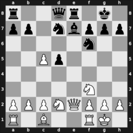 1951 URS Ch sf Leningrad RUS – Round 3 – Lutikov, Anatoly S – 0-1 – Bondarevsky, Igor – G7