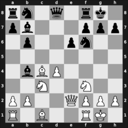 1951 URS Ch sf Leningrad RUS – Round 4 – Smyslov, Vasily – 1-0 – Moiseev, Oleg – G8