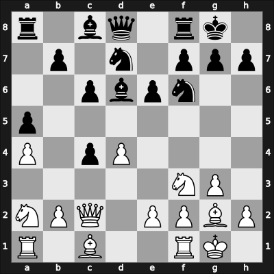1951 URS Ch sf Leningrad RUS – Round 9 – Kuzminykh, Evgeny – 1-0 – Bondarevsky, Igor – G13