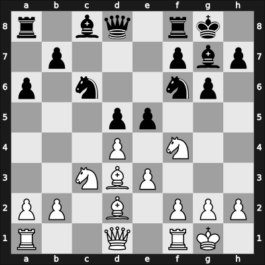 1951 URS Ch sf Leningrad RUS – Round 11 – Terpugov, Evgeny – 0-1 – Smyslov, Vasily – G16