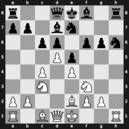 1951 URS Ch sf Leningrad RUS – Round 12 – Krogius, Nikolai V – 0-1 – Chistiakov, Alexander – G17