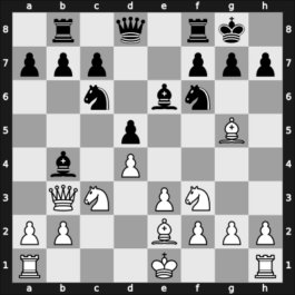1951 URS Ch sf Leningrad RUS – Round 17 – Kan, Ilya A – 1-0 – Chekhover, Vitaly – G22