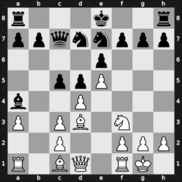 1951 USA-op52 – Round 8 – Magee Lee – 1/2-1/2 – Mednis, Edmar J – G18