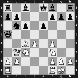 1951 Vancouver – Round 1 – Vaitonis, Povilas – 1/2-1/2 – Yanofsky, Daniel Abraham – G2