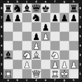 1951 Vancouver – Round 8.3 – Yerhoff, Frank J – 0-1 – Yanofsky, Daniel Abraham – G29