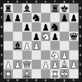 1951 Wertheim Memorial – Round 6 – Bisguier, Arthur B – 0-1 – Byrne, Ray – G31