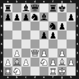 1951 Wertheim Memorial – Round 7 – Euwe, Max – 1-0 – Byrne, Ray – G39