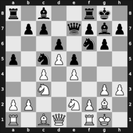 1951 Wertheim Memorial – Round 7 – Reshevsky, Samuel – 1-0 – Evans, Larry M – G41
