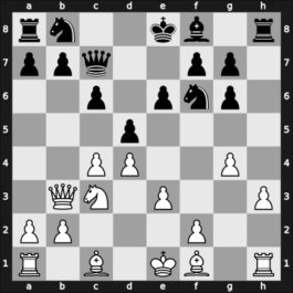 1951 Wertheim Memorial – Round 9 – Guimard, Carlos E – 1-0 – Bisguier, Arthur B – G51