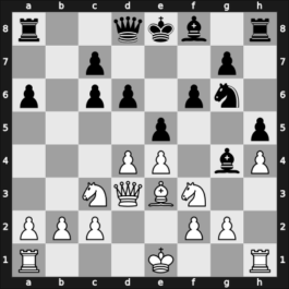 1951 YUG Ch 6th – Round 2 – Rabar, Braslav – 1/2-1/2 – Udovcic, Mijo – G7