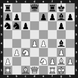 1951 YUG Ch 6th – Round 7 – Nedeljkovic, Srecko M – 0-1 – Milic, Borislav – G35