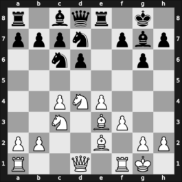 1951 YUG Ch 6th – Round 7 – Simonovic, Borko – 1-0 – Rabar, Braslav – G36