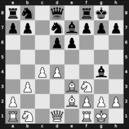 1951 YUG Ch 6th – Round 7 – Fuderer, Andrija – 1/2-1/2 – Trifunovic, Petar – G38