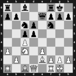 1951 YUG Ch 6th – Round 9 – Andric, Dragoslav – 1-0 – Puc, Stojan – G46