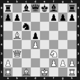 1951 YUG Ch 6th – Round 10 – Janosevic, Dragoljub – 1-0 – Fuderer, Andrija – G55