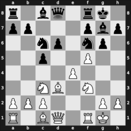 1951 YUG Ch 6th – Round 11 – Matanovic, Aleksandar – 1-0 – Vidmar, Milan Jr – G62