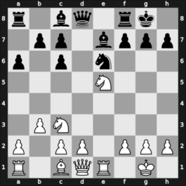 1951 YUG Ch 6th – Round 11 – Bertok, Mario Jr. – 1/2-1/2 – Trifunovic, Petar – G63