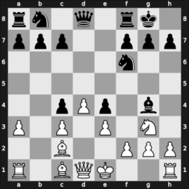 1951 YUG Ch 6th – Round 12 – Andric, Dragoslav – 0-1 – Majstorovic, Ljubomir – G67