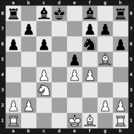 1951 YUG Ch 6th – Round 14 – Karaklajic, Nikola – 1/2-1/2 – Gligoric, Svetozar – G81