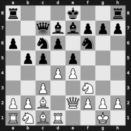 1951 YUG Ch 6th – Round 18 – Karaklajic, Nikola – 1/2-1/2 – Trifunovic, Petar – G105