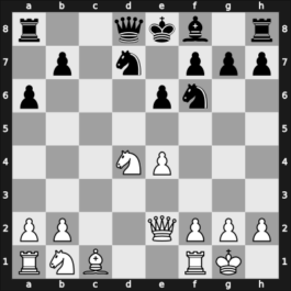 1951 YUG Ch 7th – Round 3 – Udovcic, Mijo – 1-0 – Karaklajic, Nikola – G22
