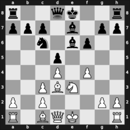 1951 YUG Ch 7th – Round 3 – Bertok, Mario Jr. – 1/2-1/2 – Andric, Dragoslav – G26