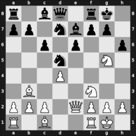 1951 YUG Ch 7th – Round 4 – Matanovic, Aleksandar – 1/2-1/2 – Germek, Milan – G30