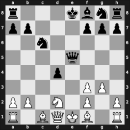 1951 YUG Ch 7th – Round 6 – Gligoric, Svetozar – 1-0 – Kindij Igor – G45