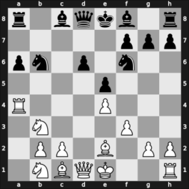 1951 YUG Ch 7th – Round 6 – Karaklajic, Nikola – 0-1 – Janosevic, Dragoljub – G47