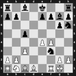 1951 YUG Ch 7th – Round 8 – Tot, Bora – 1/2-1/2 – Bajec, Ivo – G67