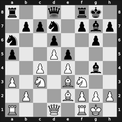 1951 YUG Ch 7th – Round 8 – Gligoric, Svetozar – 1-0 – Bertok, Mario Jr. – G68