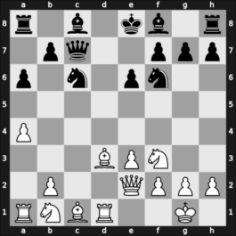 1951 YUG Ch 7th – Round 11 – Udovcic, Mijo – 0-1 – Tot, Bora – G89