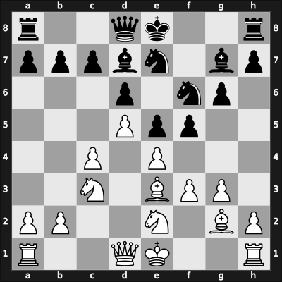 1951 YUG Ch 7th – Round 11 – Trifunovic, Petar – 1/2-1/2 – Matanovic, Aleksandar – G94