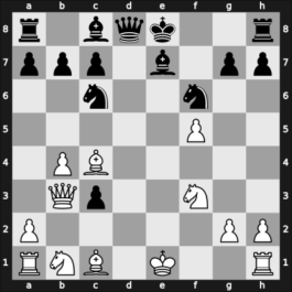 1951 YUG Ch 7th – Round 17 – Puc, Stojan – 0-1 – Nedeljkovic, Srecko M – G146