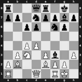 1951 YUG Ch 7th – Round 18 – Trifunovic, Petar – 1/2-1/2 – Rabar, Braslav – G157