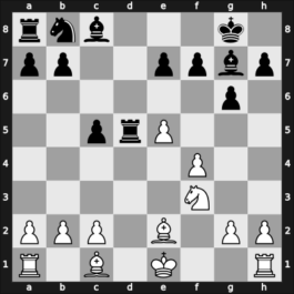 1951 Zonal Bad Pyrmont GER – Round 4 – De Moura, Joao Guilherme – 1/2-1/2 – Matanovic, Aleksandar – G8