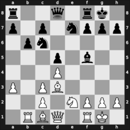 1951 Zonal Bad Pyrmont GER – Round 4 – Paoli, Enrico – 1/2-1/2 – Unzicker, Wolfgang – G9