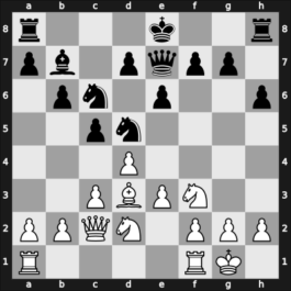 1951 Zonal Bad Pyrmont GER – Round 6 – Kuebart, Erich – 0-1 – Golombek, Harry – G11