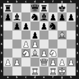 1951 Zonal Bad Pyrmont GER – Round 7 – Gligoric, Svetozar – 1/2-1/2 – Paoli, Enrico – G13