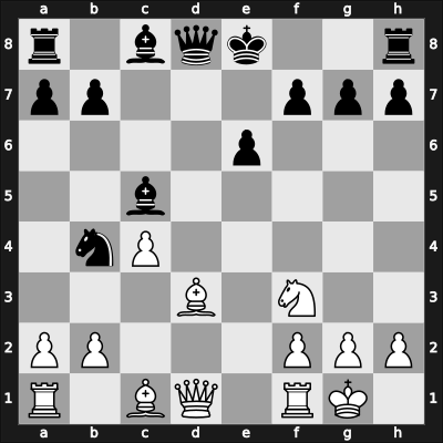 1951 Zonal Bad Pyrmont GER – Round 7 – Bogoljubow, Efim – 1-0 – Donner, Jan-Hein – G14