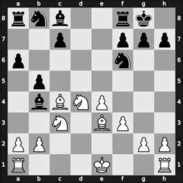 1952 ARG-ch31 Mayor – Round 12 – Panno, Oscar – 1/2-1/2 – Bartis, Gustavo – G8