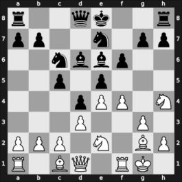 1952 Belgrade – Round 1 – Alexander, Conol Hugh – 0-1 – Bogoljubov, Evgeniy – G11
