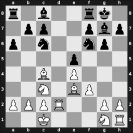 1952 Belgrade – Round 1 – Alexander, Conol Hugh – 1/2-1/2 – Milic Dobos, Simun – G15