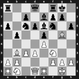 1952 Belgrade – Round 1 – Alexander, Conol Hugh – 1/2-1/2 – Andric, Dragoslav – G19