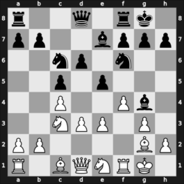 1952 Budapest – Round 1 – Petrosian, Tigran A. – 1/2-1/2 – Smyslov, Vladimir – G1